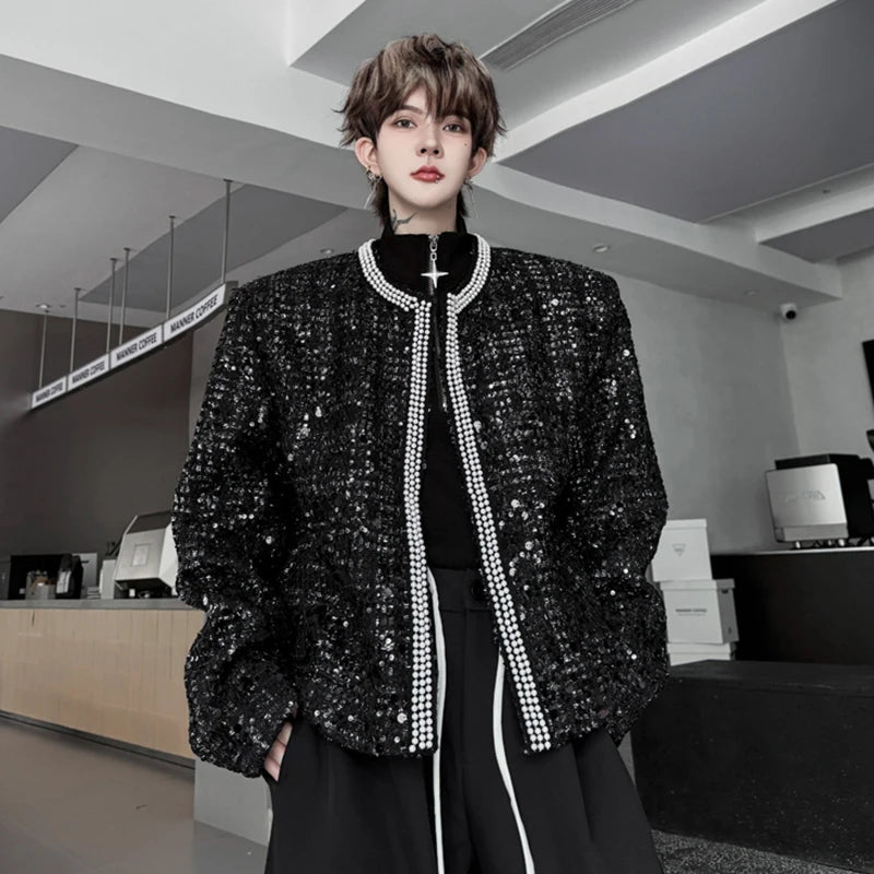 Niche Design Beaded Ribbon Jacket