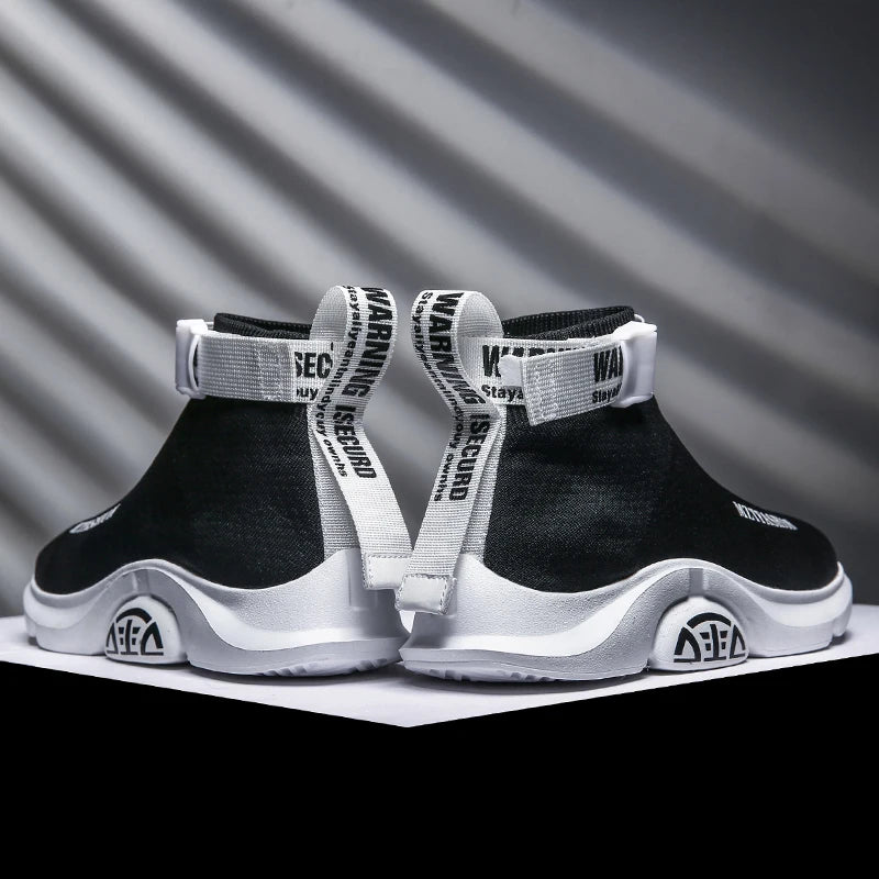 Chunky Sole Slip-On Sock Sneakers