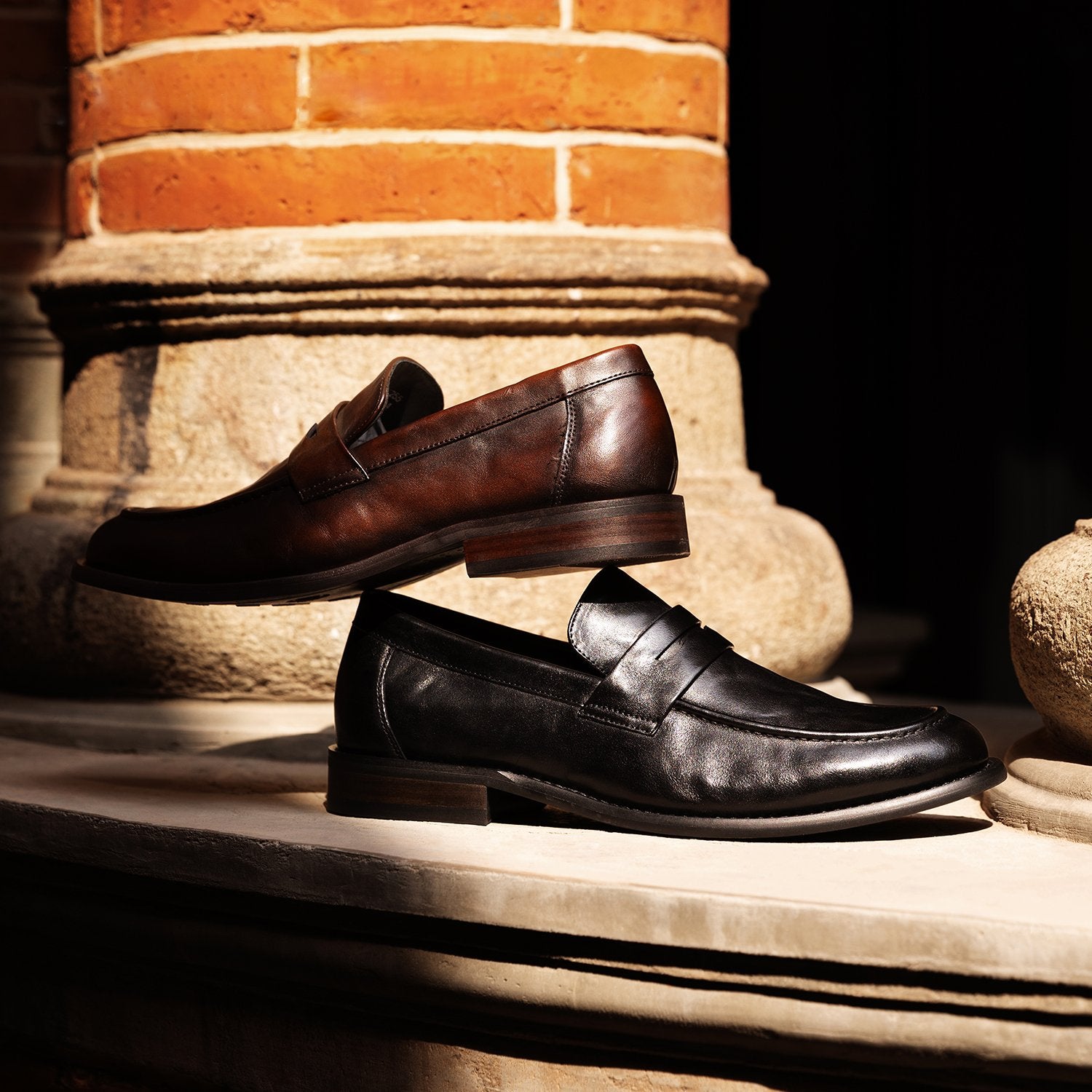 Comfortable Soft Sole Low-Cut Leather Loafers