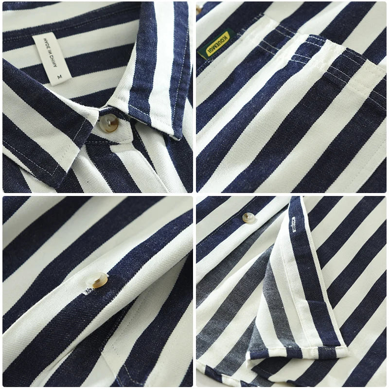 Clean Look Striped Short Sleeve Shirt