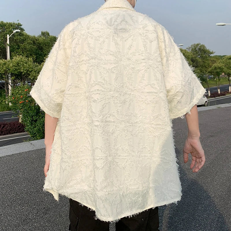 Chinese Style Tassel Short Sleeved Shirt