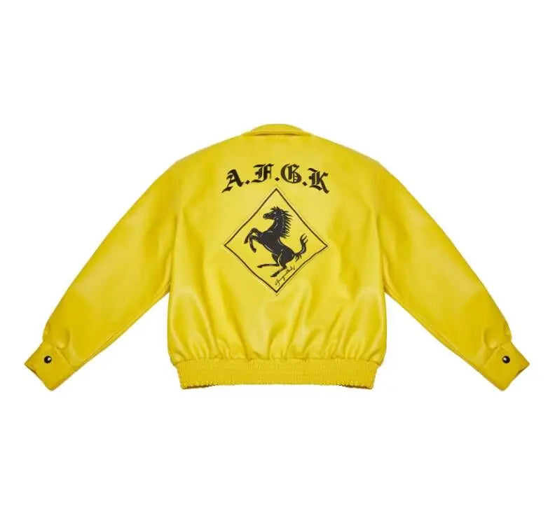 Hip-Hop Embroidery Varsity Jacket