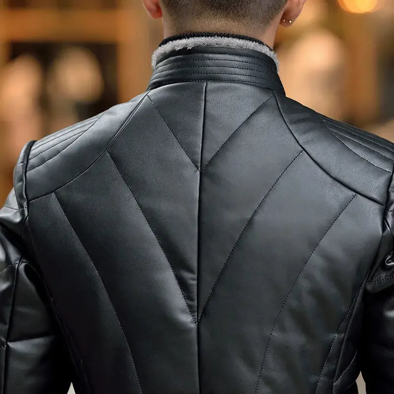 Classic Padded Puffer Sheepskin Coats