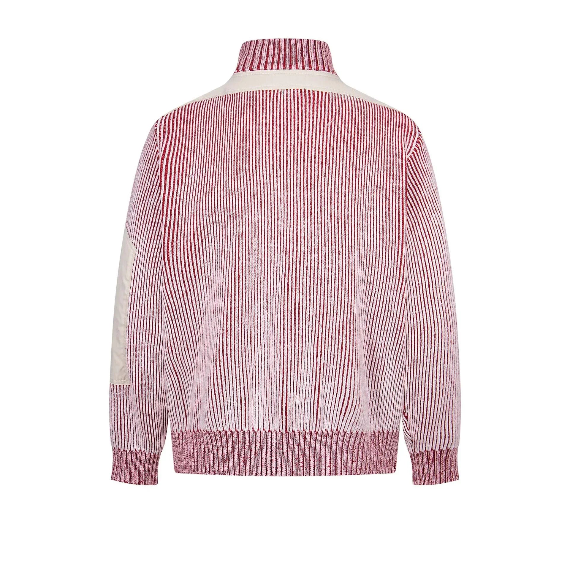 Dyed Patchwork Color Block Cardigan