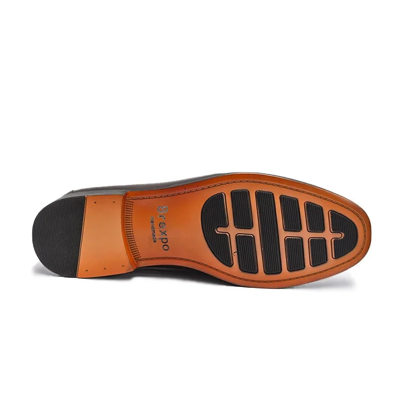 Casual Glossy Genuine Leather Loafers