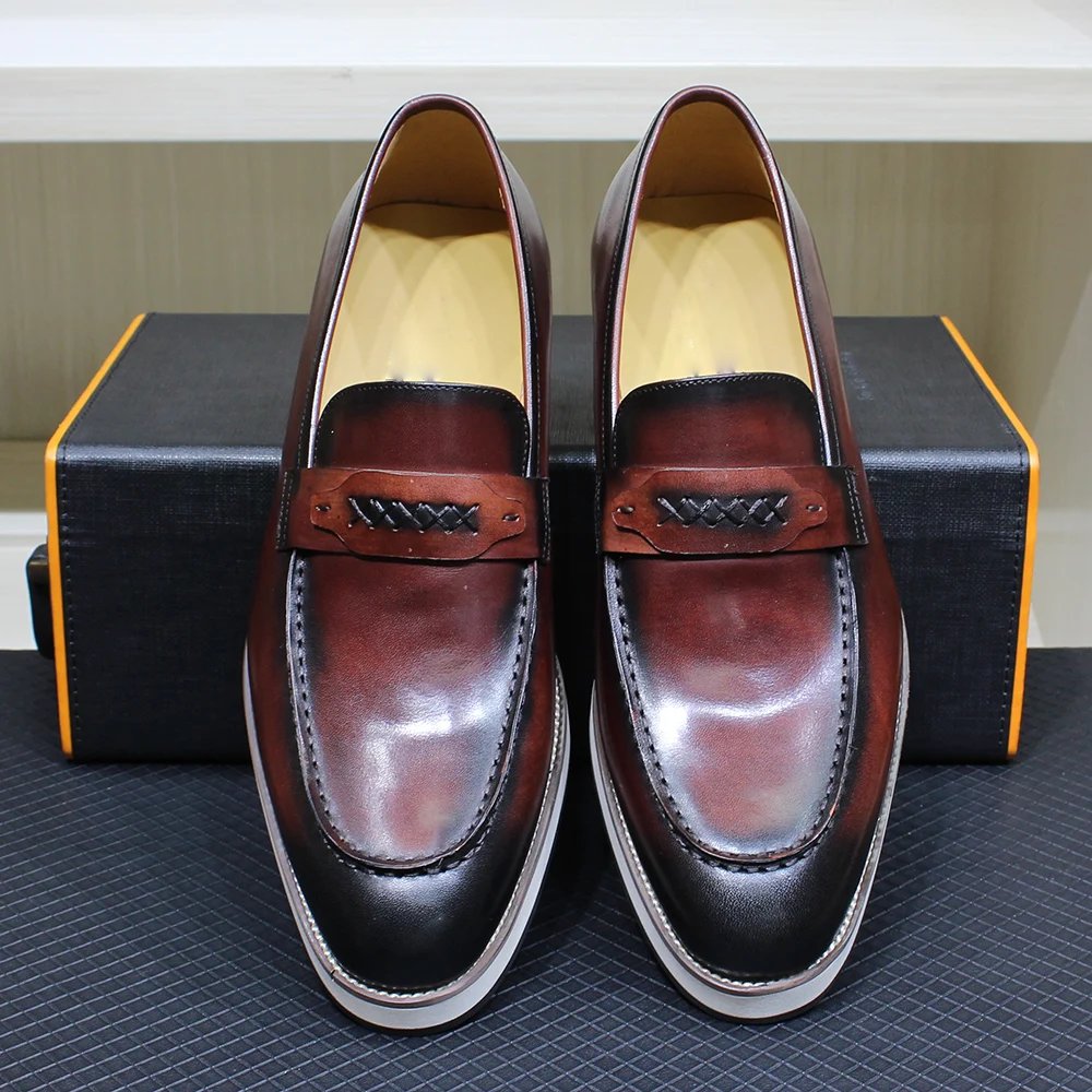 Men's Fashion Calf Leather Loafers
