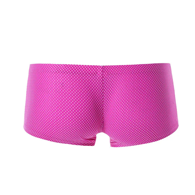 Dot Pattern Nylon Elastic Waist Boxer