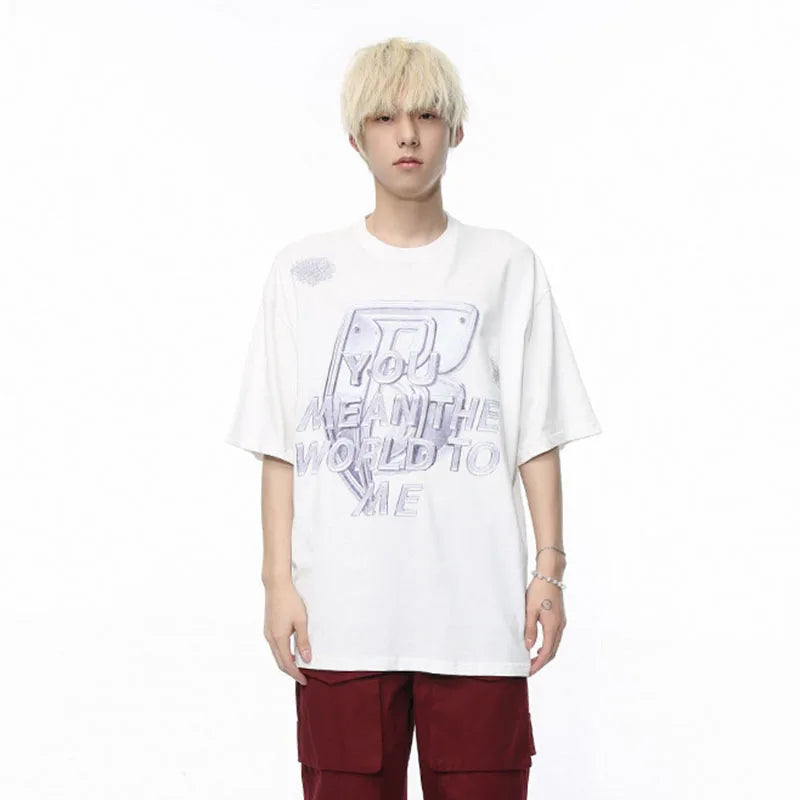 Casual Printed Pattern Style T-Shirt