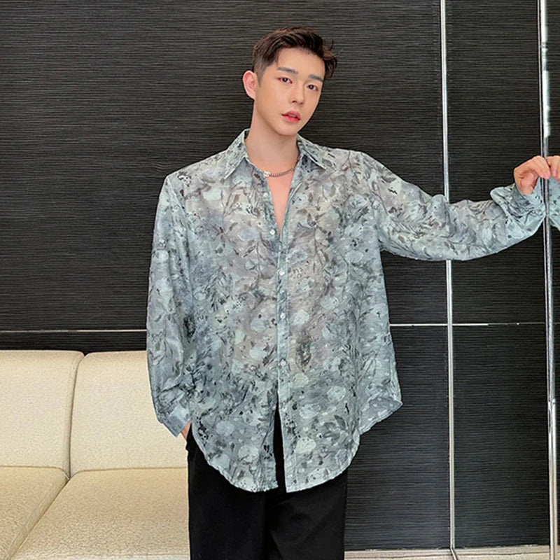 Printed Pattern Loose Casual Shirt