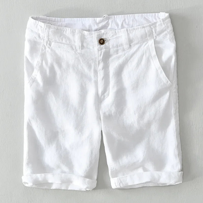 Summer Casual Style Linen Shorts