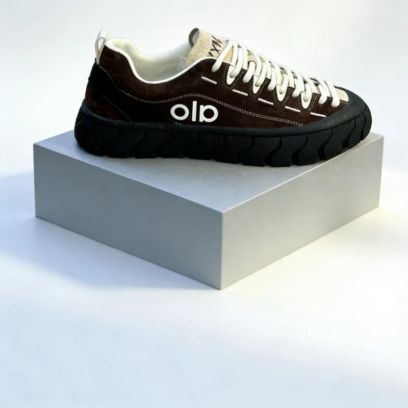 Suede Chunky Thick Sole Sneakers