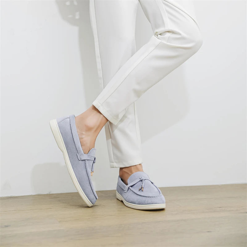 Casual PU Leather Solid Loafers