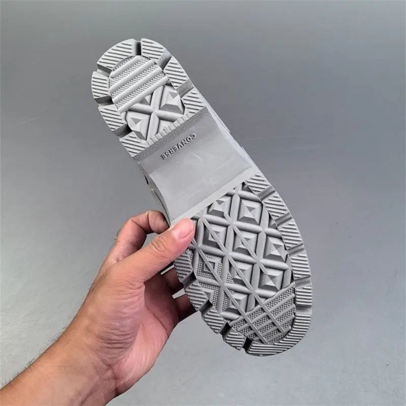 Solid Canvas Outdoor Hiking Boots