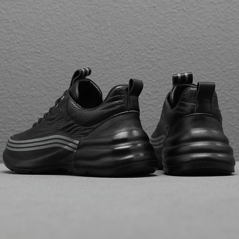 Casual Increasing Height Breathable Sneakers