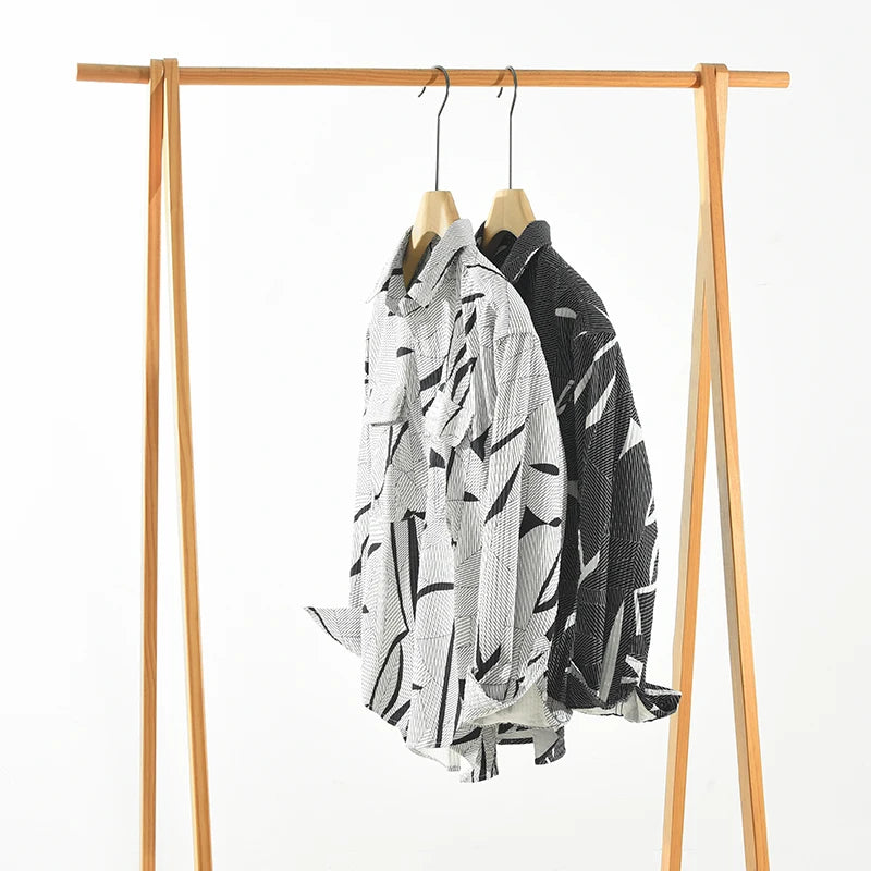 Casual Printed Pattern Long Sleeve Shirt