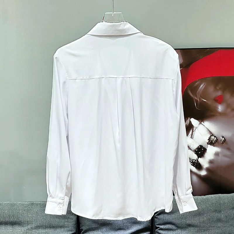 Printed Pattern Long-Sleeved Shirt