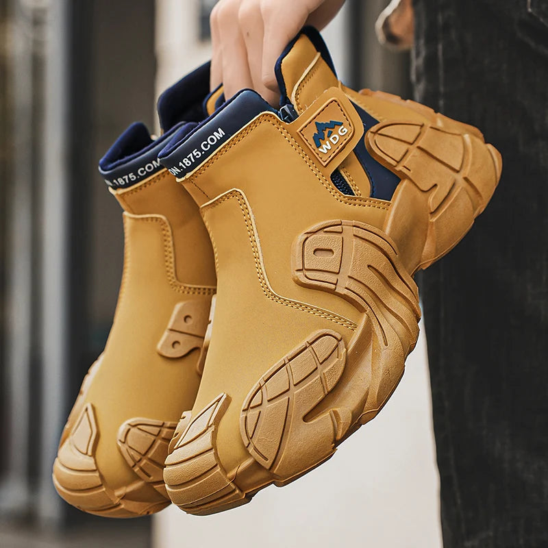 Urban Techwear Slip-On Ankle Boots