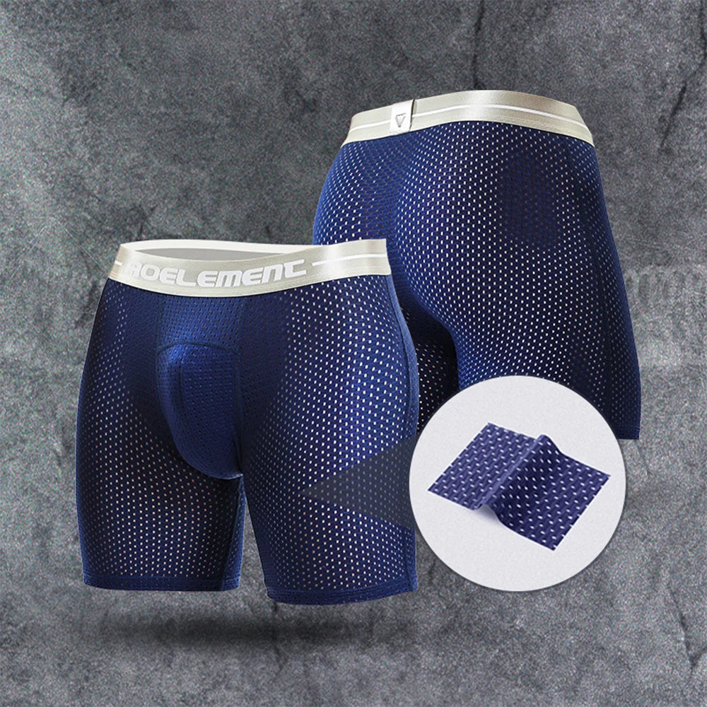 Ice Silk Long Sports Boxer