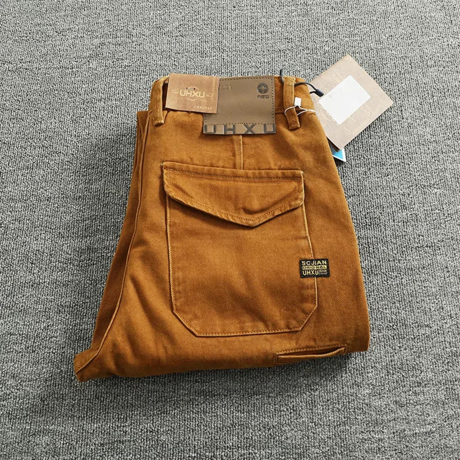 Workwear Classic Brown Denim Jeans