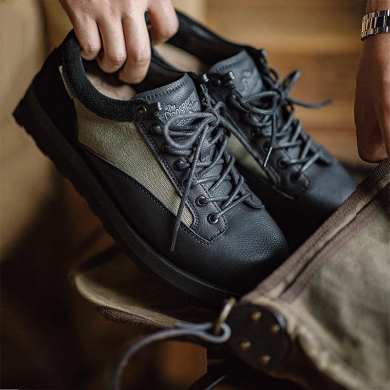 Retro Casual Color-Block Classic Sneakers