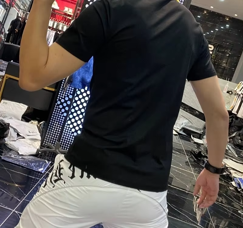 Rhinestone Dragonfly Printed Letter T-Shirt