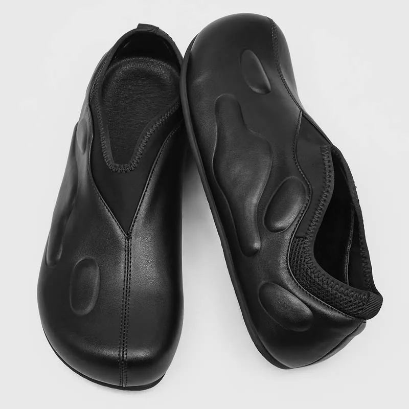 Aether Sculpt Slip-On Leather Shoes