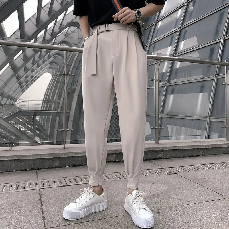 Casual Comfort Slim Tapered Trousers