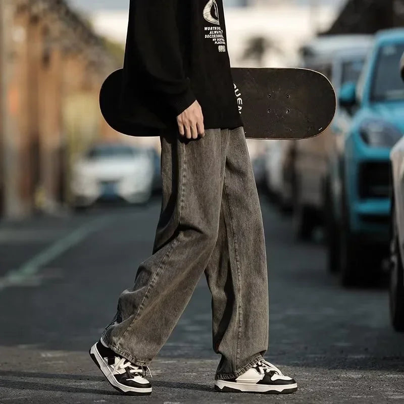 Flower On Bottom Regular Fit Jeans