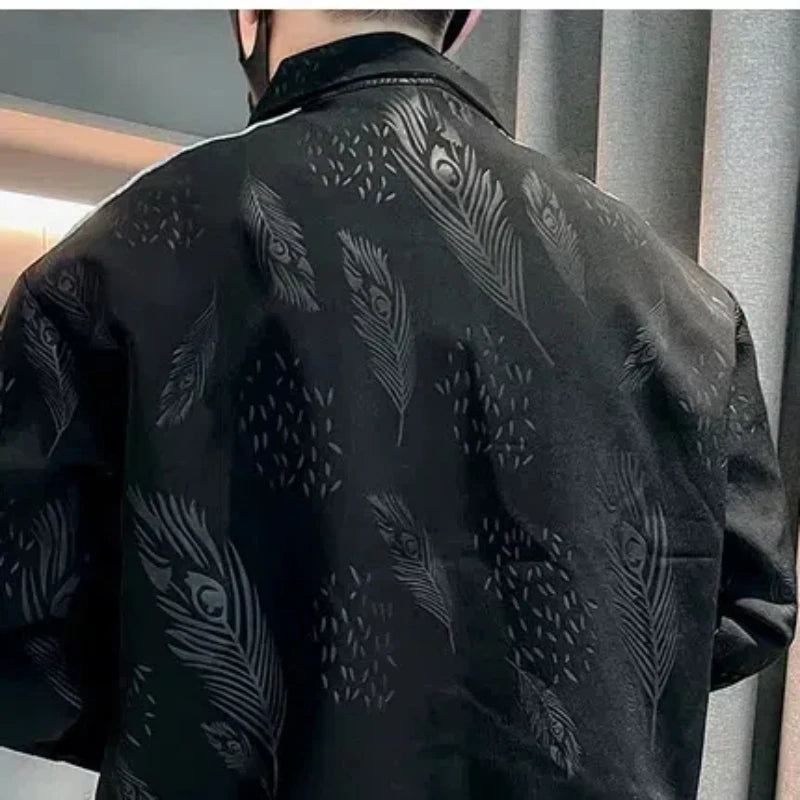 Stylish Spliced Zip-Up Jacket