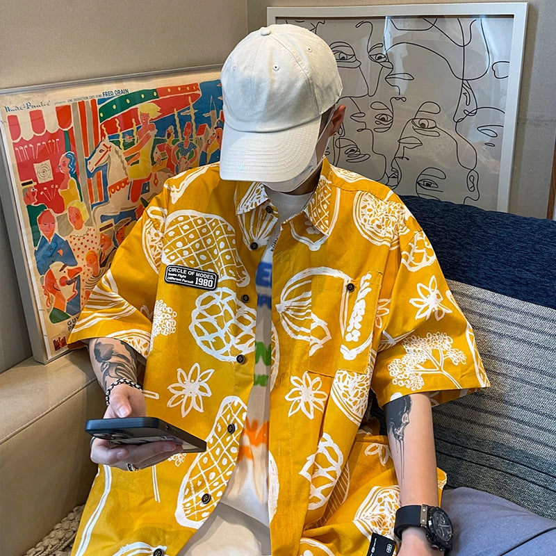 Printed Half Sleeve Cotton Shirt