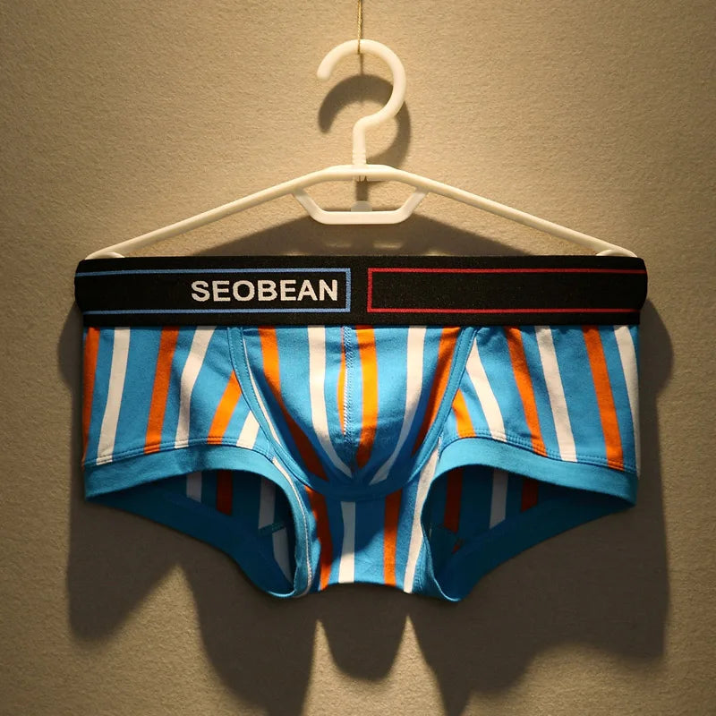Striped Cotton Polyester Thin Boxer
