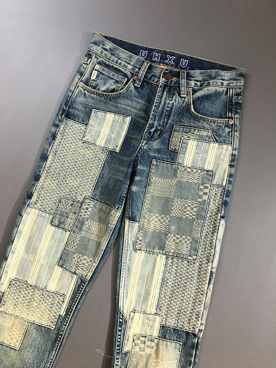 Premium Patchwork Men's Denim Jeans