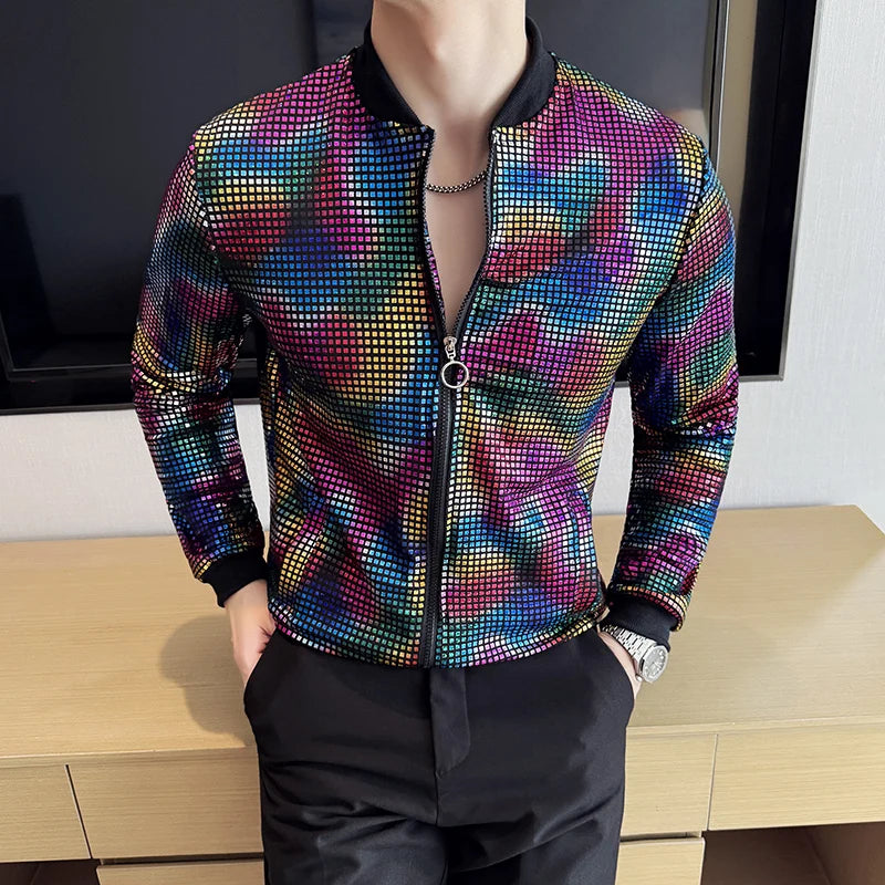 Fashion Cool Sequined Night-Club Jacket