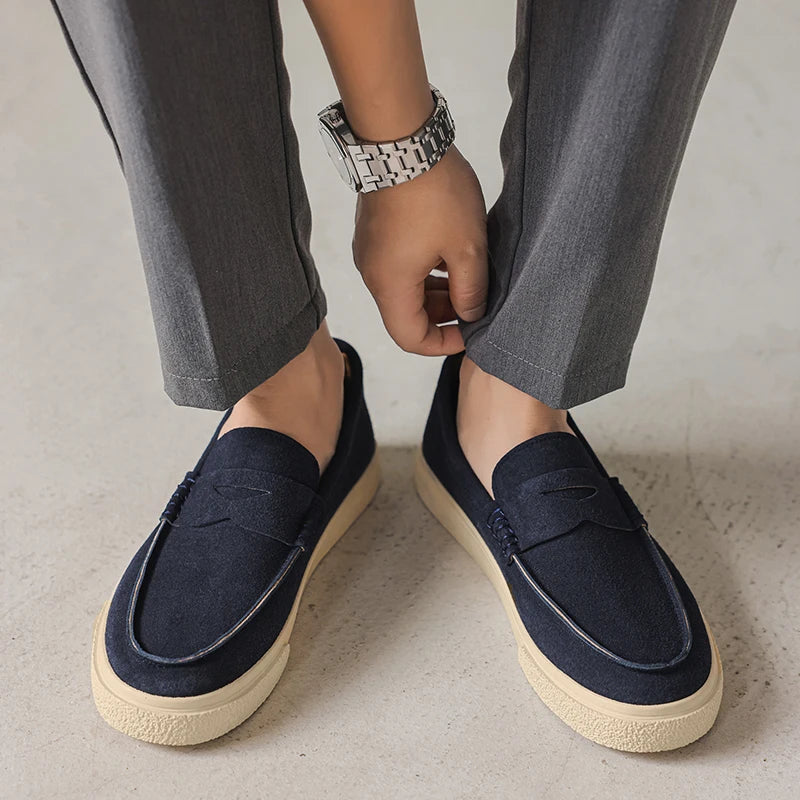 Classic Signature Suede Loafers