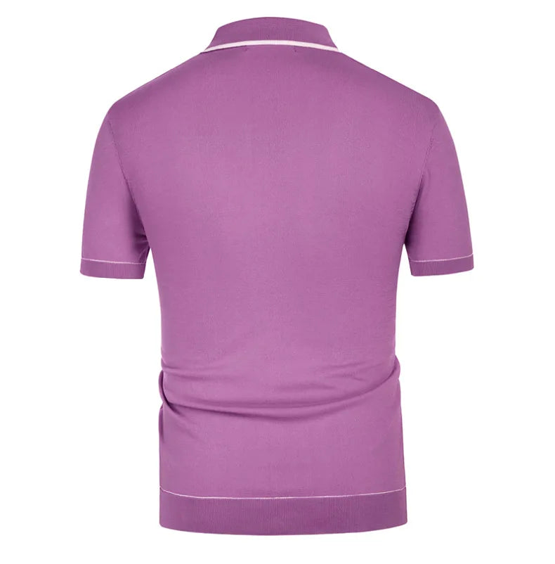 Retro Button-Down Short Sleeve Shirt