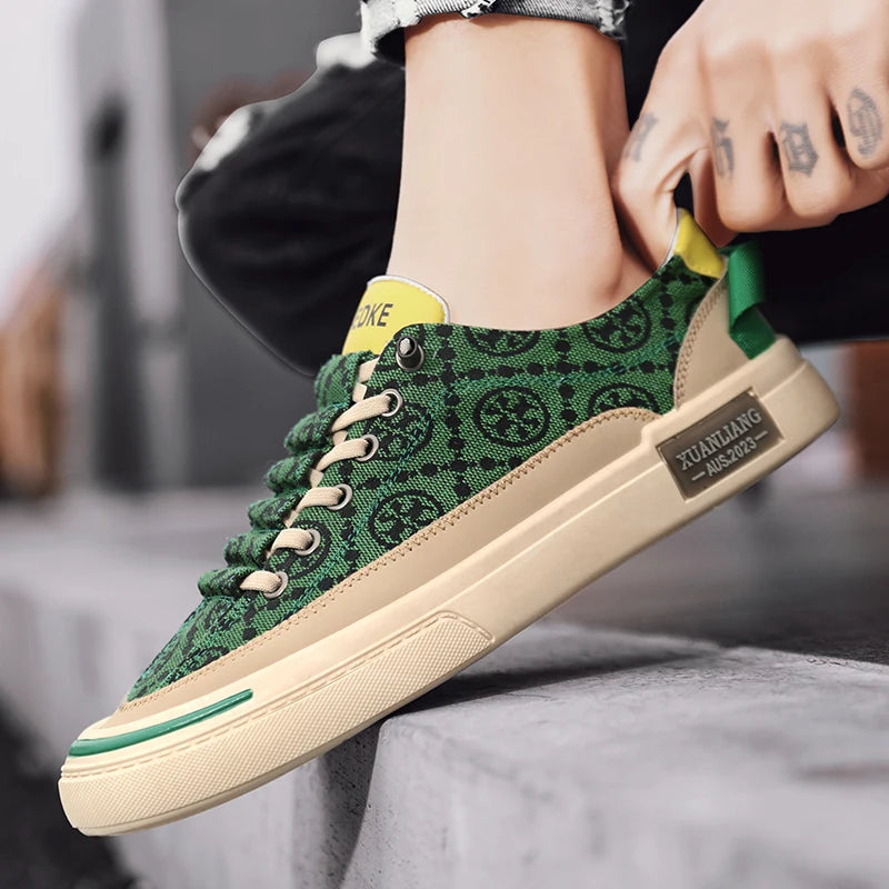 Luxury Printing Comfortable Thick Bottom Sneakers