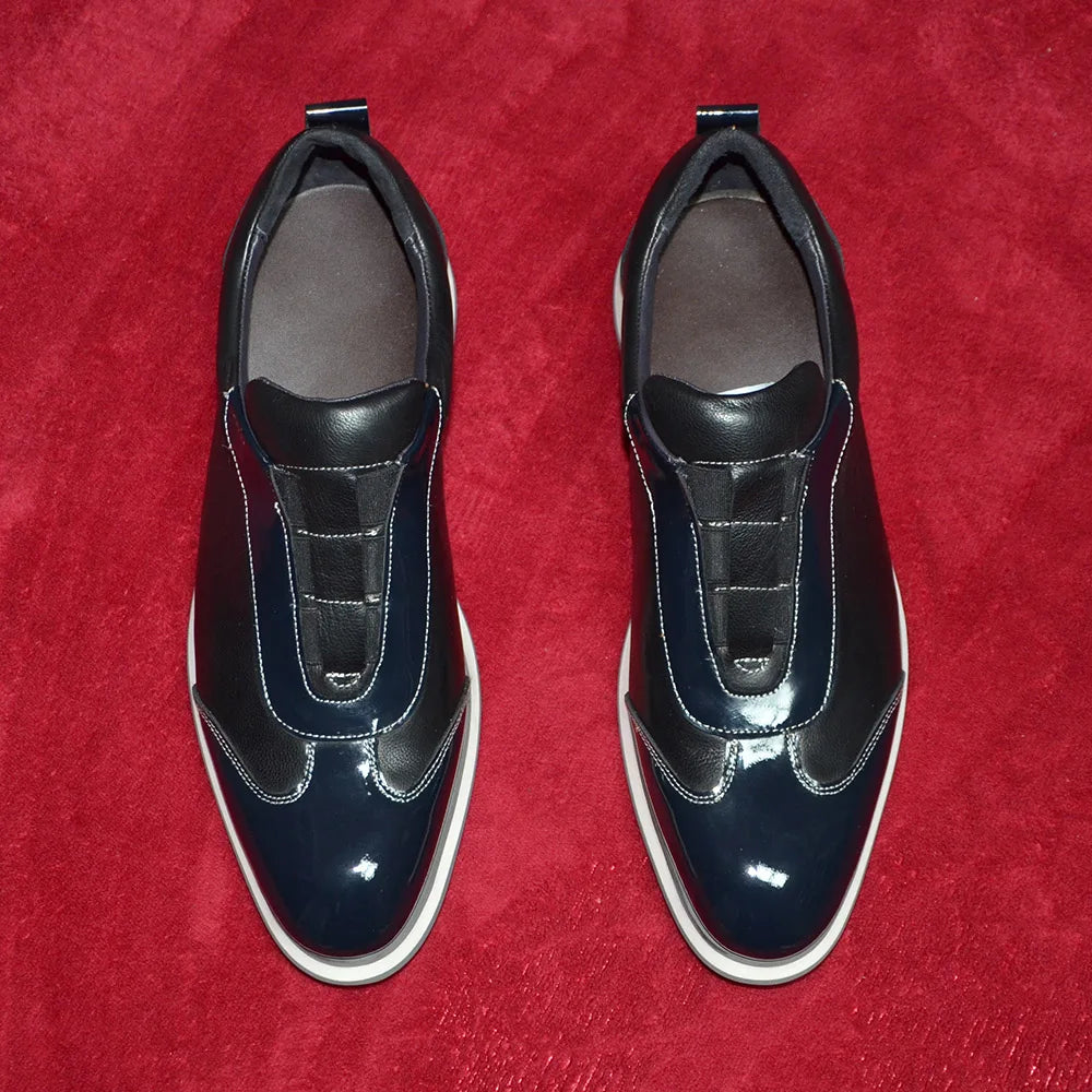 Elastic Band Slip-on Comfortable Men's Shoes