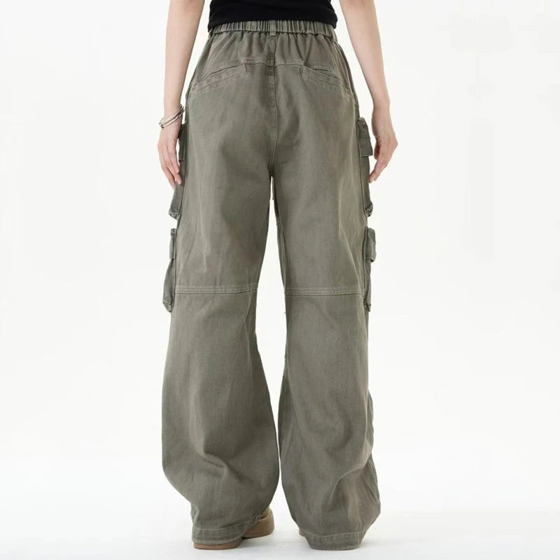 Street Fashion Drawstring Cargo Pants