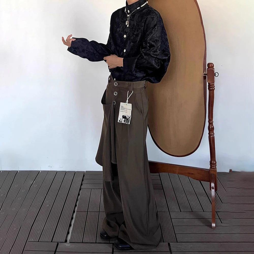 Chinese Style Retro Jacquard Shirt