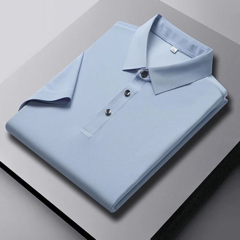Classic Seamless Short Sleeve Polo Shirt