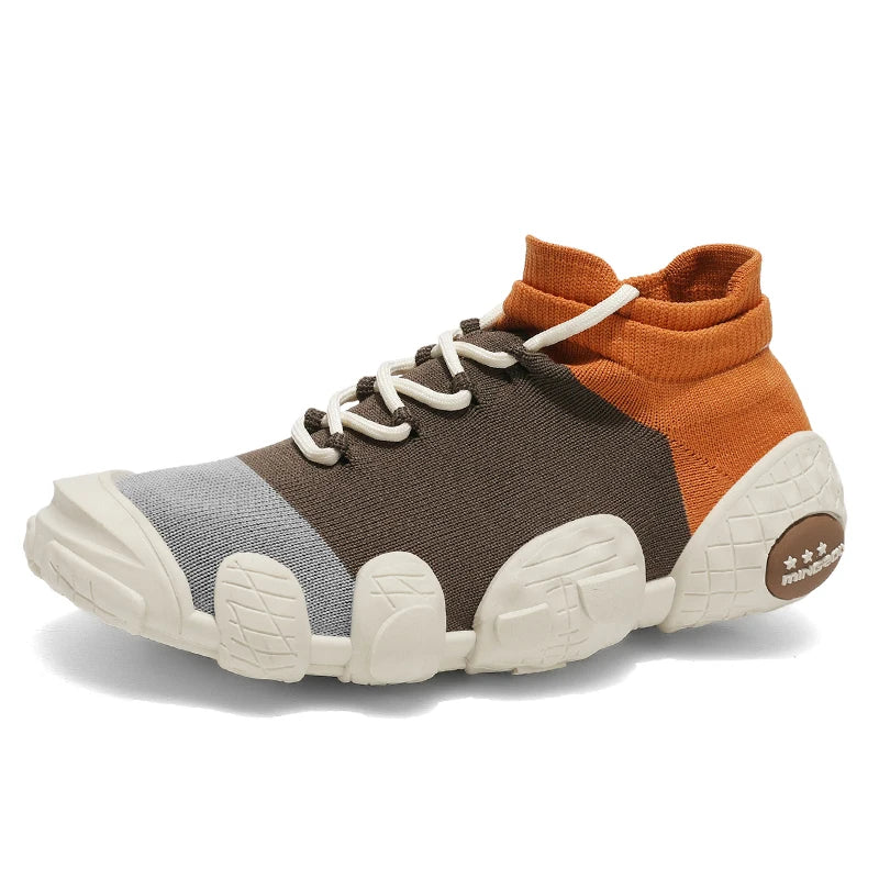 Patchwork Color Chunky Platform Sneakers