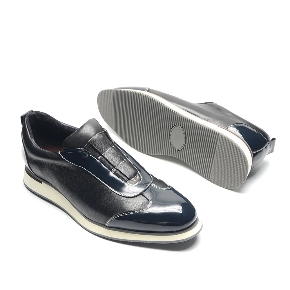 Elastic Band Slip-on Comfortable Men's Shoes