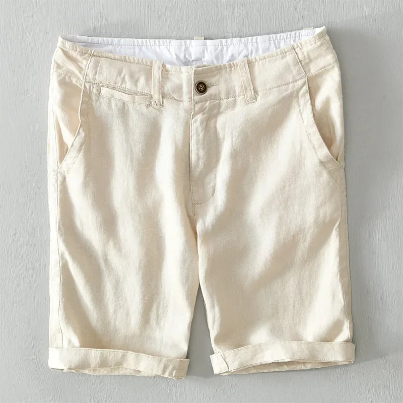 Summer Casual Style Linen Shorts