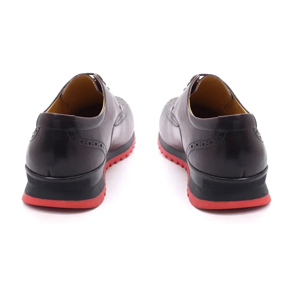 Wingtip Leather Brogue Style Shoes