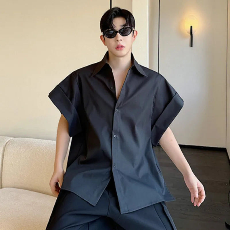 Niche Design Loose Lapel Shirt