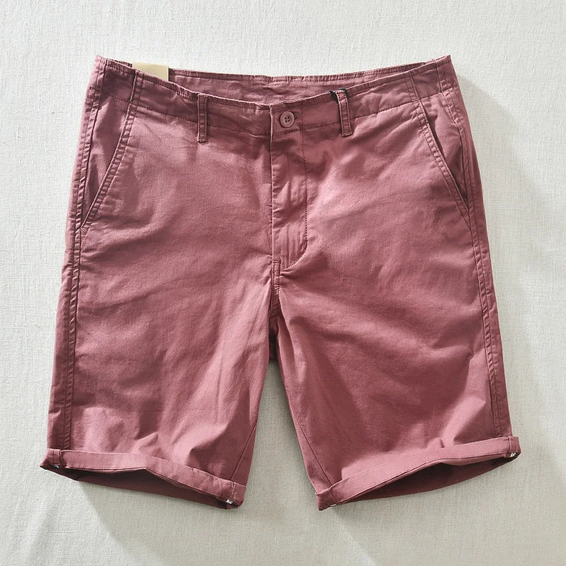 Summer Solid Color Casual Shorts