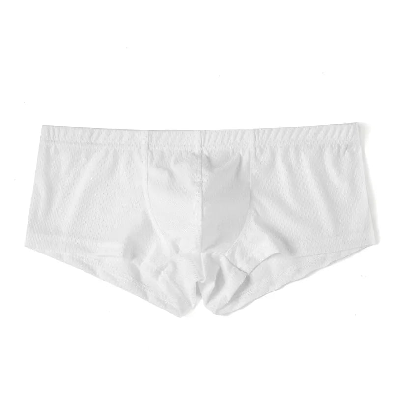 Dot Pattern Nylon Elastic Waist Boxer