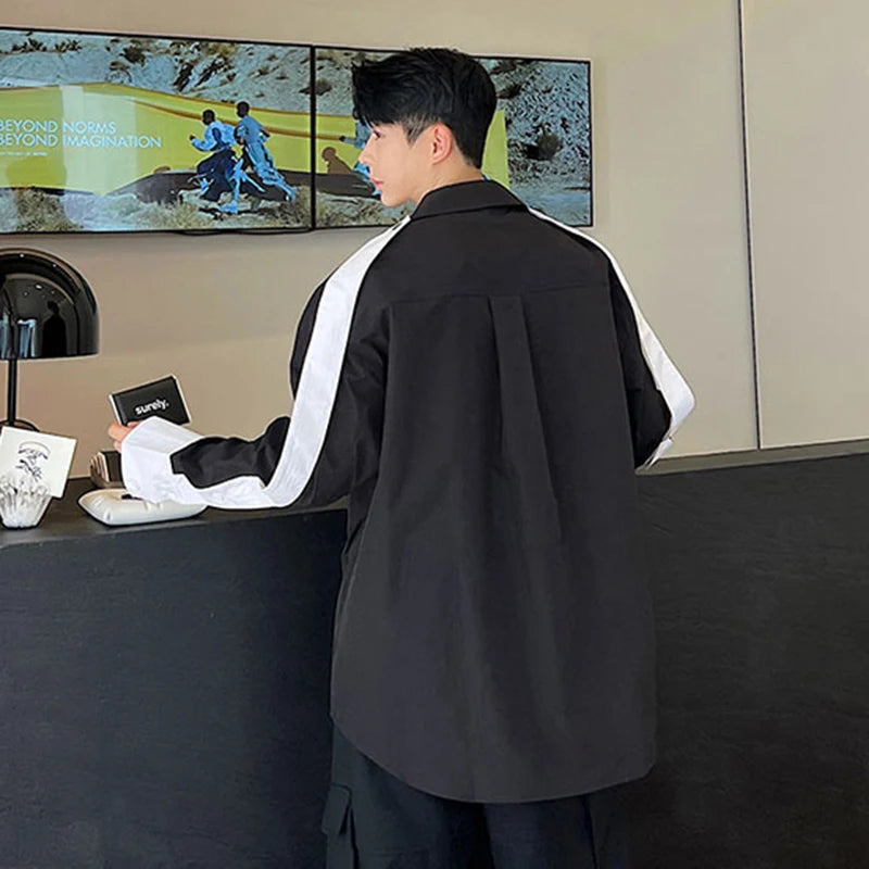 Ribbon Long Sleeve Solid Shirt