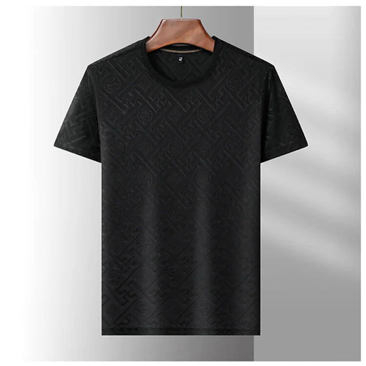 Geometric Pattern O-Neck Casual T-Shirt
