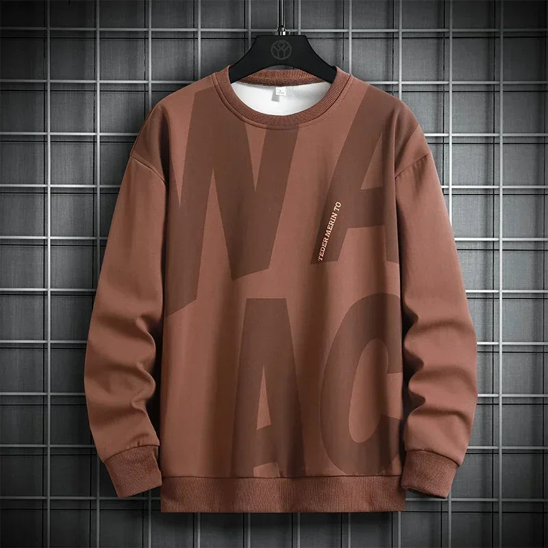 Fashion Solid Casual Letter Sweater